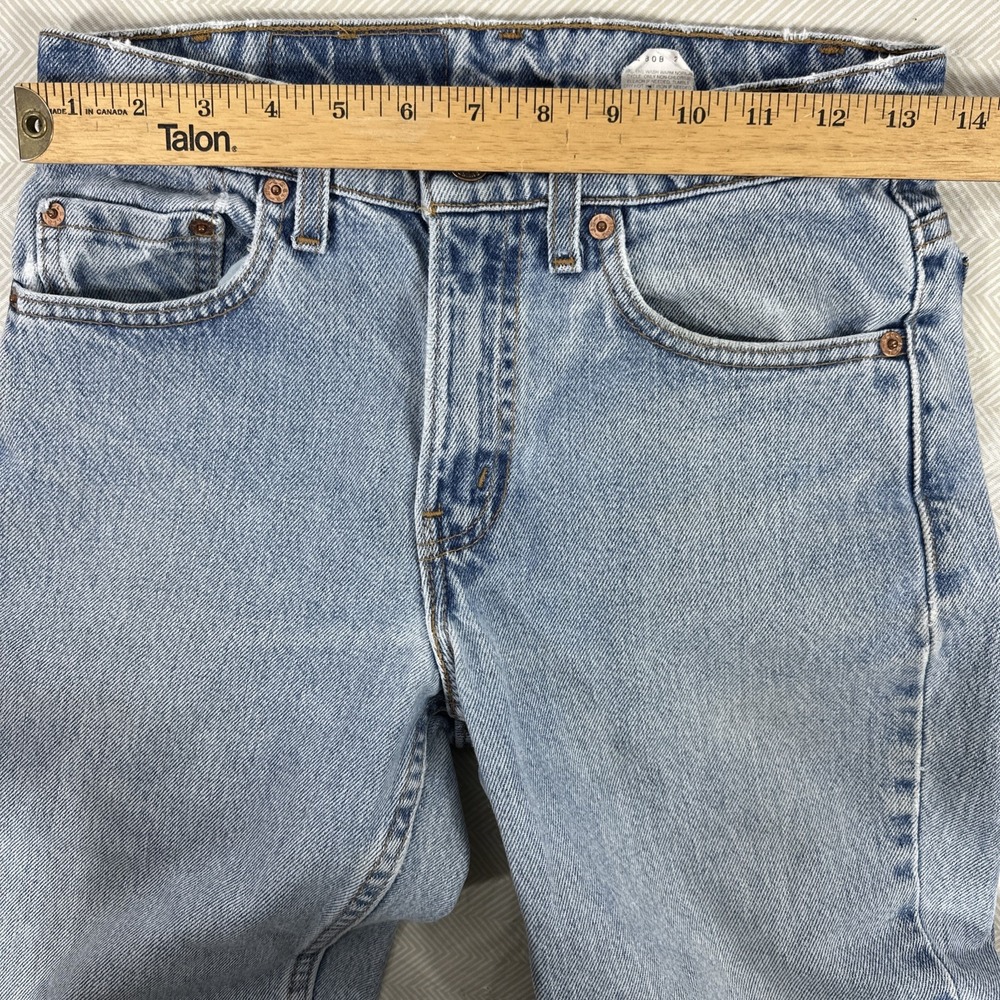 Vintage Levis 512 Jeans Mens 27x31.5 Blue Denim Tapered Leg 90s Y2k Made USA - Picture 4 of 13